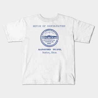 1890s Boston Reform School, Rainsford Island Kids T-Shirt